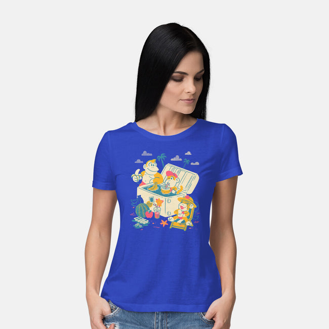 Tropical Heatwave-Womens-Basic-Tee-estudiofitas