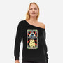 The Cookie Catcher-Womens-Off Shoulder-Sweatshirt-turborat14