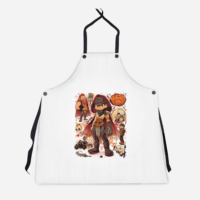 Sand And Fire-Unisex-Kitchen-Apron-Bruno Mota