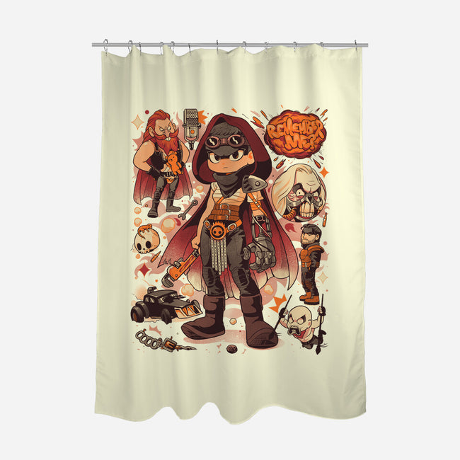 Sand And Fire-None-Polyester-Shower Curtain-Bruno Mota