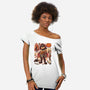 Sand And Fire-Womens-Off Shoulder-Tee-Bruno Mota