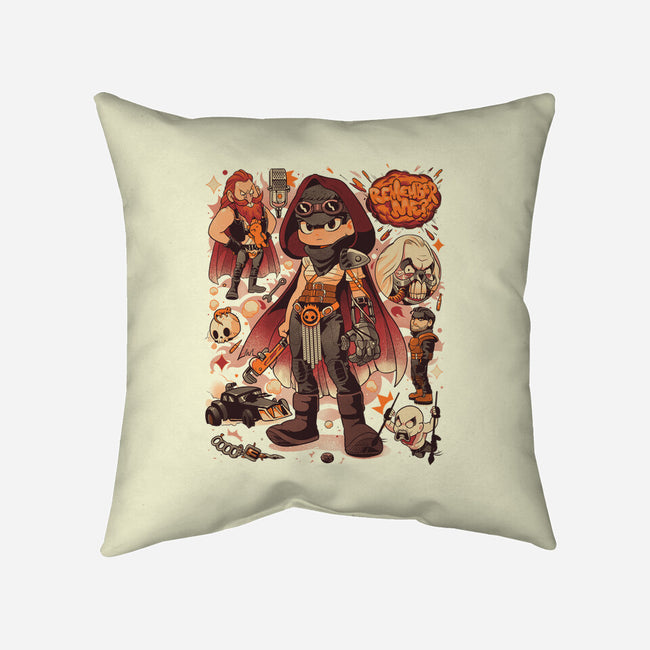 Sand And Fire-None-Removable Cover-Throw Pillow-Bruno Mota