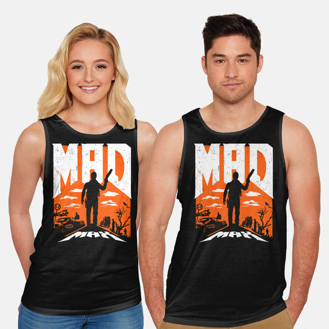 Mad Max 79-Unisex-Basic-Tank-rocketman_art