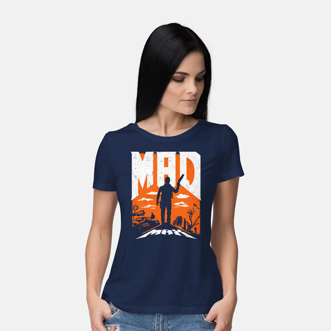 Mad Max 79-Womens-Basic-Tee-rocketman_art