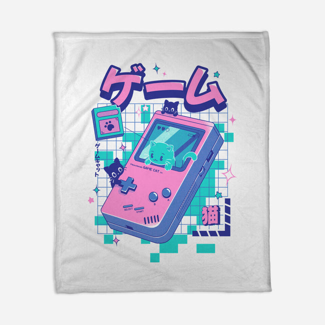 Game Cat-None-Fleece-Blanket-Yuri Santos Art