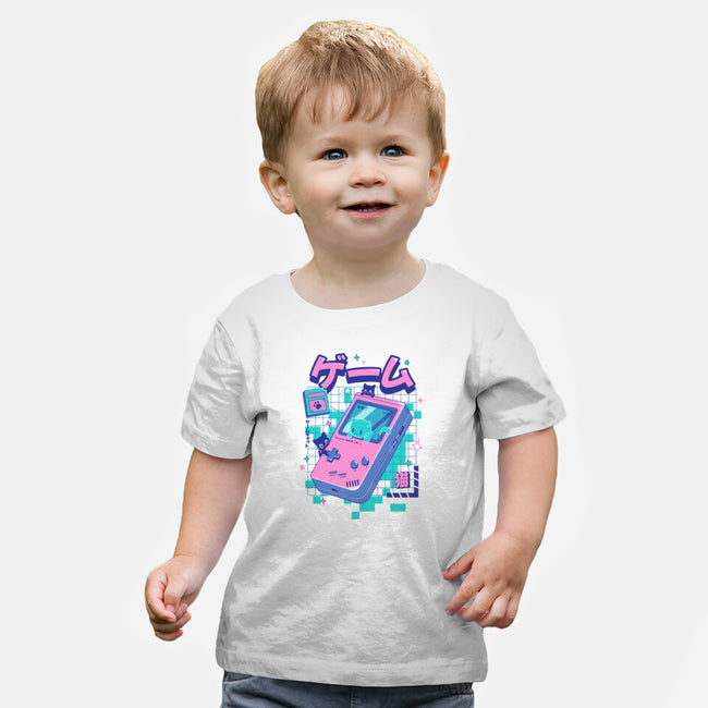 Game Cat-Baby-Basic-Tee-Yuri Santos Art