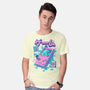 Game Cat-Mens-Basic-Tee-Yuri Santos Art