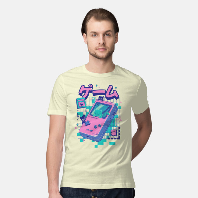 Game Cat-Mens-Premium-Tee-Yuri Santos Art