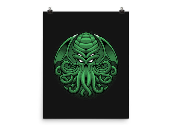 Green Cosmic Octopus