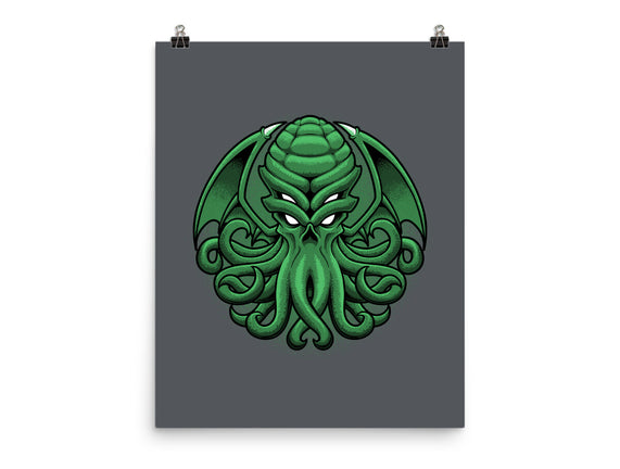 Green Cosmic Octopus