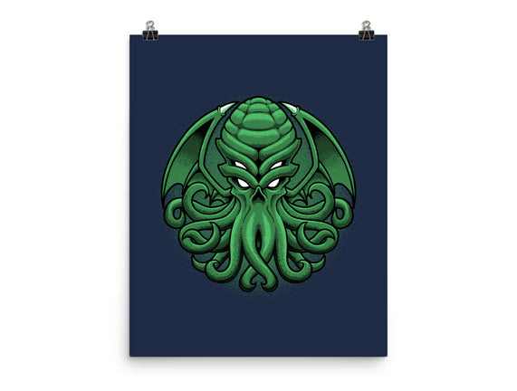 Green Cosmic Octopus