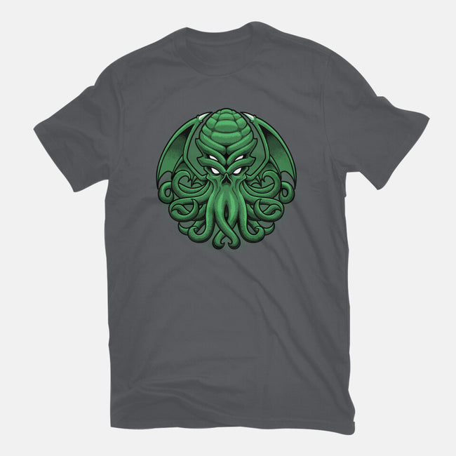 Green Cosmic Octopus-Mens-Premium-Tee-Astrobot Invention