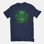 Green Cosmic Octopus-Mens-Premium-Tee-Astrobot Invention