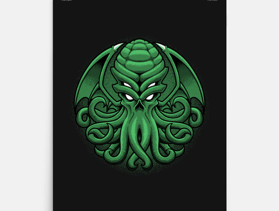 Green Cosmic Octopus