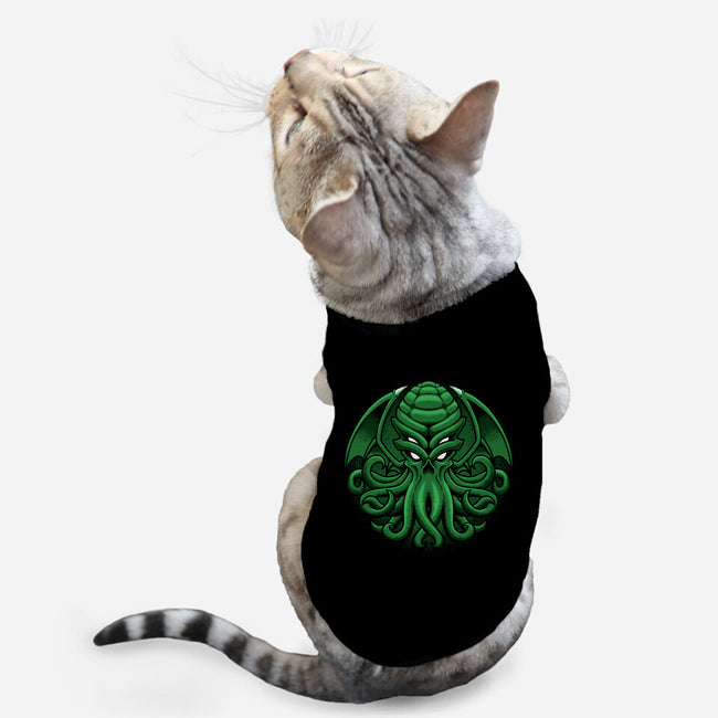 Green Cosmic Octopus-Cat-Basic-Pet Tank-Astrobot Invention