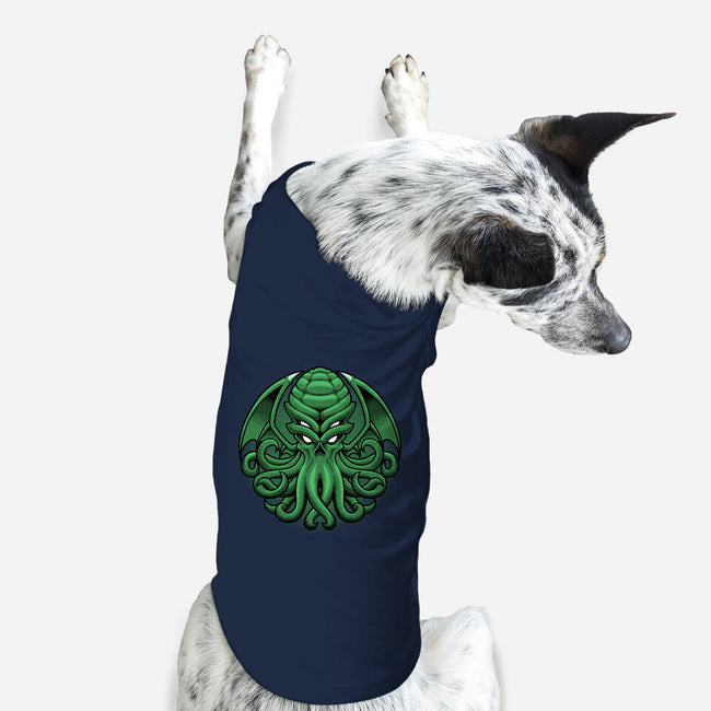 Green Cosmic Octopus-Dog-Basic-Pet Tank-Astrobot Invention