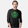 Green Cosmic Octopus-Mens-Long Sleeved-Tee-Astrobot Invention