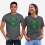 Green Cosmic Octopus-Unisex-Basic-Tee-Astrobot Invention