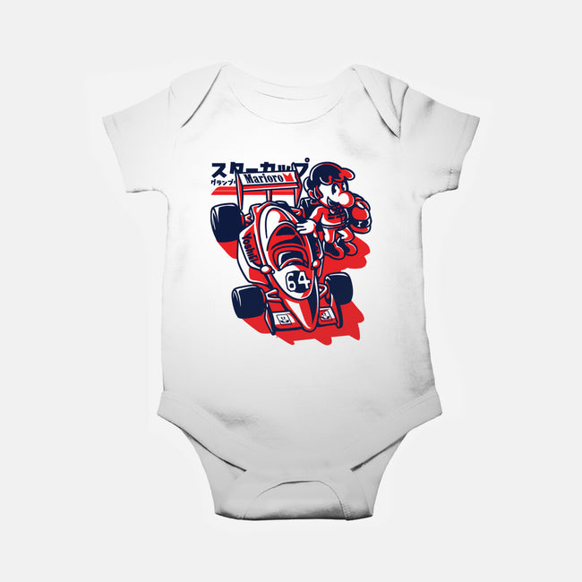 Mushroom Grand Prix-Baby-Basic-Onesie-estudiofitas