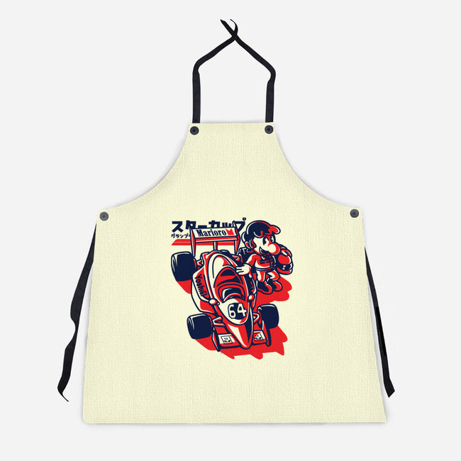 Mushroom Grand Prix-Unisex-Kitchen-Apron-estudiofitas