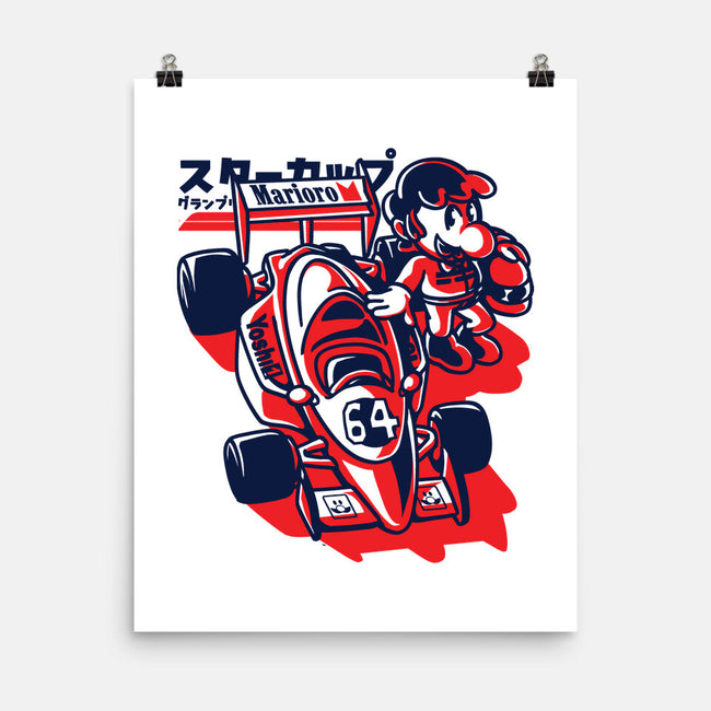 Mushroom Grand Prix-None-Matte-Poster-estudiofitas