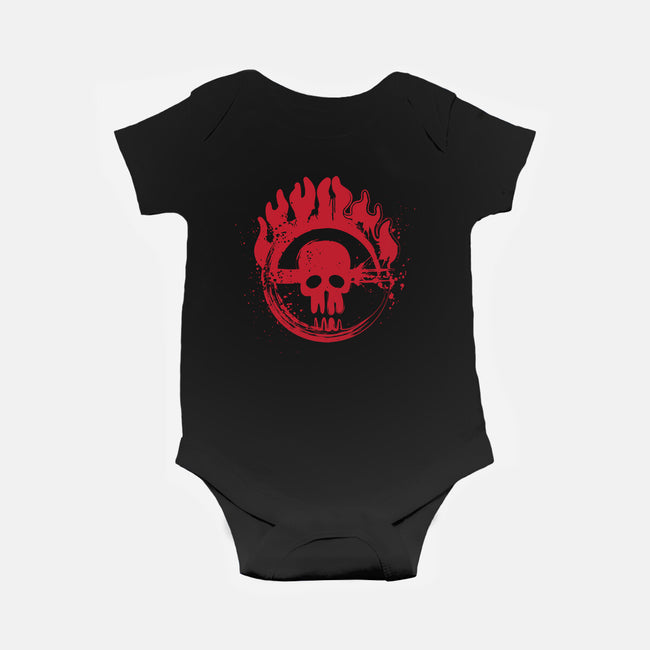 War Boys Symbol-Baby-Basic-Onesie-DrMonekers