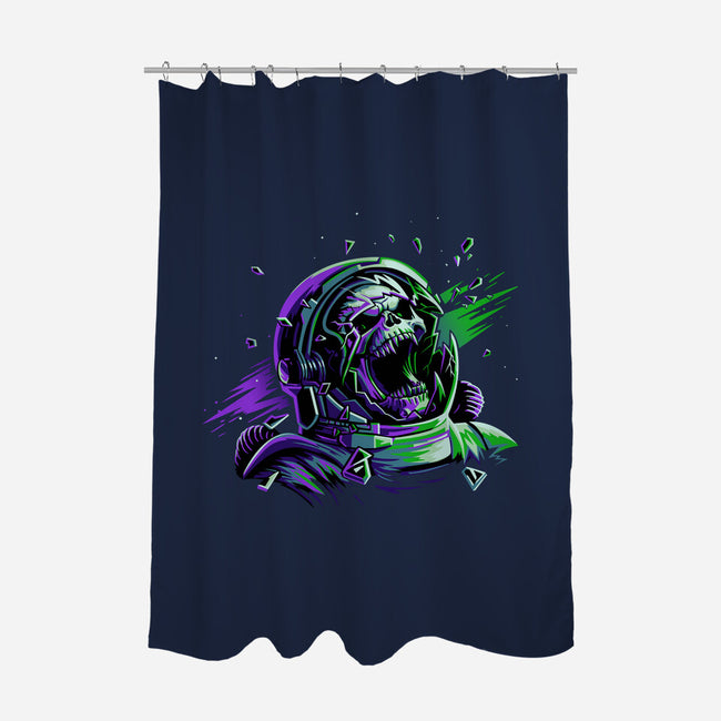 Space Scream-None-Polyester-Shower Curtain-daobiwan