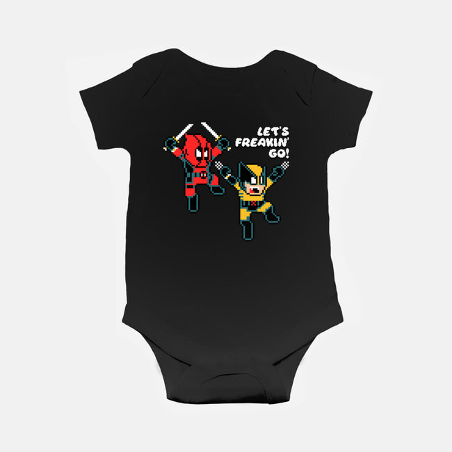 Let's Freakin Go-Baby-Basic-Onesie-naomori