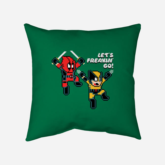 Let's Freakin Go-None-Removable Cover-Throw Pillow-naomori