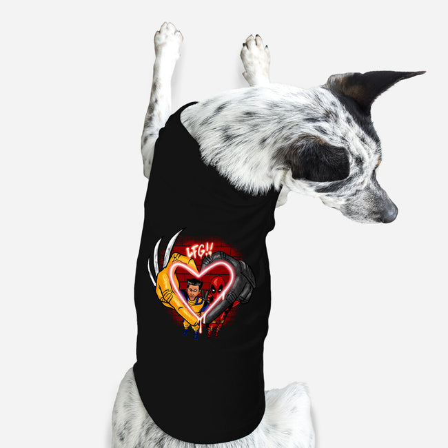 Love In Crime-Dog-Basic-Pet Tank-spoilerinc