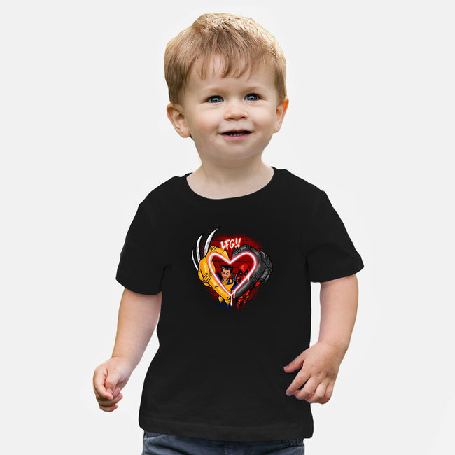 Love In Crime-Baby-Basic-Tee-spoilerinc