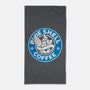 Coffee Seeker-None-Beach-Towel-dalethesk8er