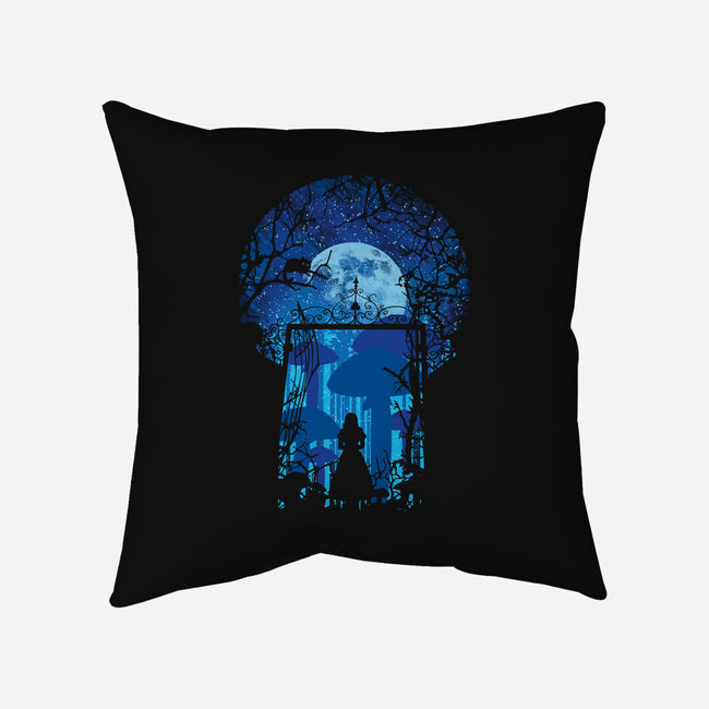 Magical Garden-None-Removable Cover-Throw Pillow-dalethesk8er