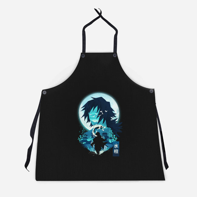 Water Breathing Landscape-Unisex-Kitchen-Apron-dandingeroz