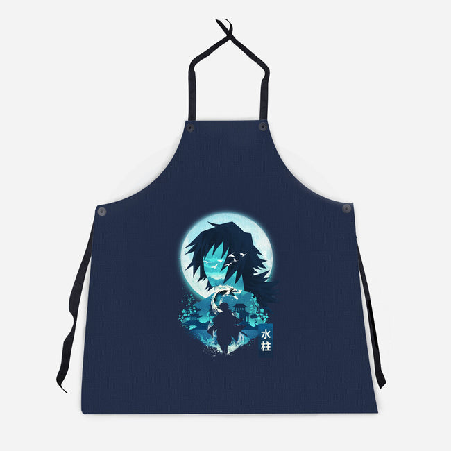 Water Breathing Landscape-Unisex-Kitchen-Apron-dandingeroz