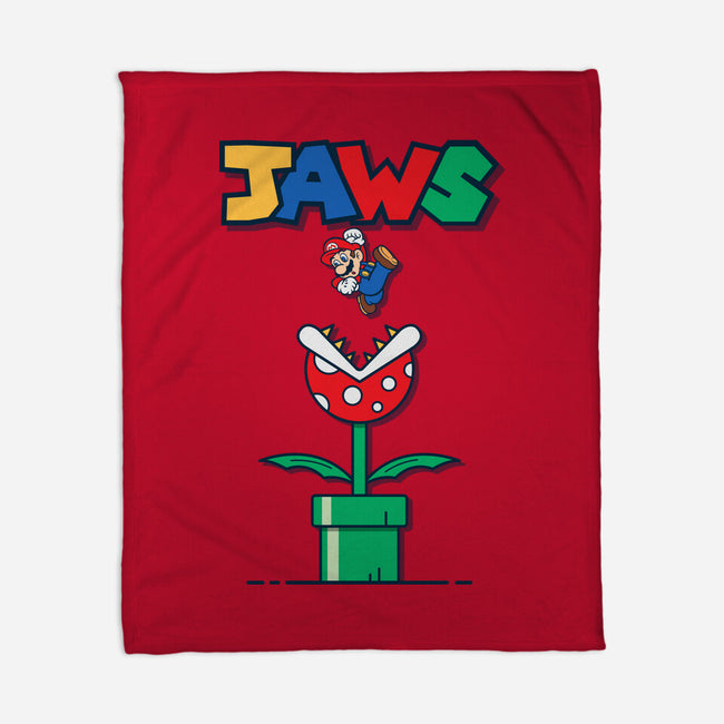 Mario Jaws-None-Fleece-Blanket-Faissal Thomas