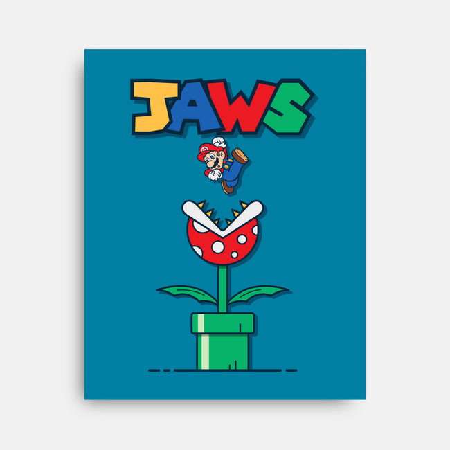 Mario Jaws-None-Stretched-Canvas-Faissal Thomas