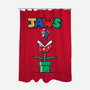 Mario Jaws-None-Polyester-Shower Curtain-Faissal Thomas