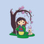 Kokeshi Chinese Princess-None-Glossy-Sticker-ellr