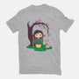 Kokeshi Chinese Princess-Womens-Fitted-Tee-ellr