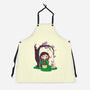 Kokeshi Chinese Princess-Unisex-Kitchen-Apron-ellr