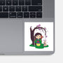 Kokeshi Chinese Princess-None-Glossy-Sticker-ellr