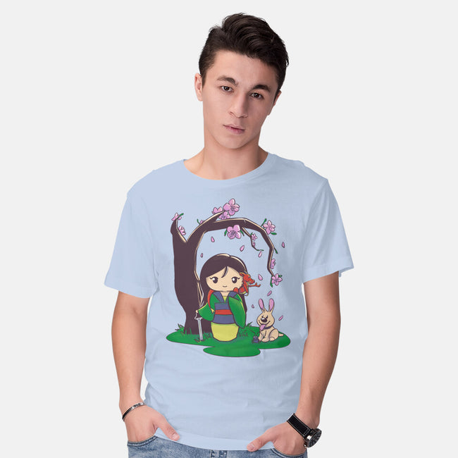 Kokeshi Chinese Princess-Mens-Basic-Tee-ellr