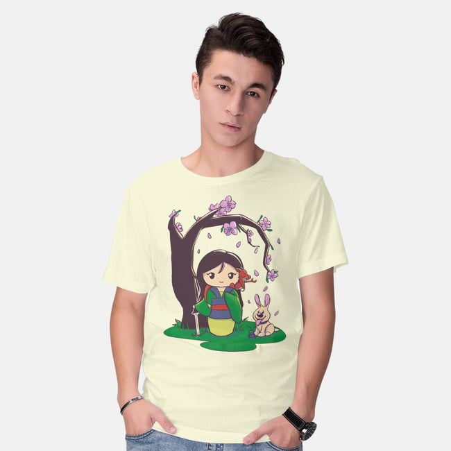 Kokeshi Chinese Princess-Mens-Basic-Tee-ellr