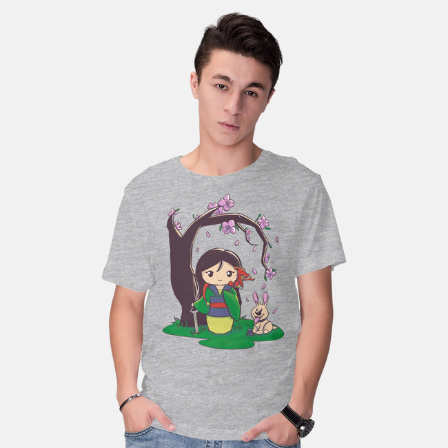 Kokeshi Chinese Princess-Mens-Basic-Tee-ellr