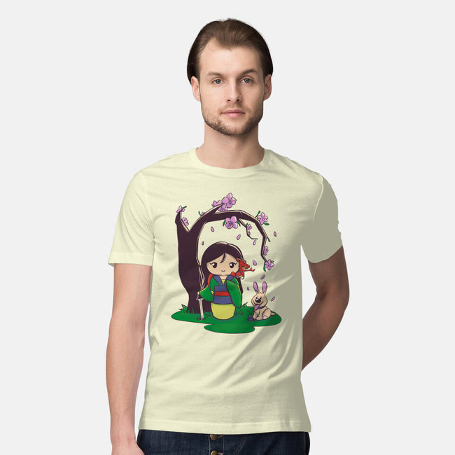 Kokeshi Chinese Princess-Mens-Premium-Tee-ellr