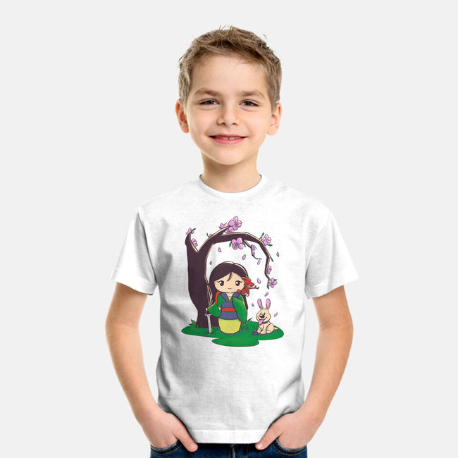 Kokeshi Chinese Princess-Youth-Basic-Tee-ellr