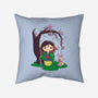 Kokeshi Chinese Princess-None-Removable Cover w Insert-Throw Pillow-ellr