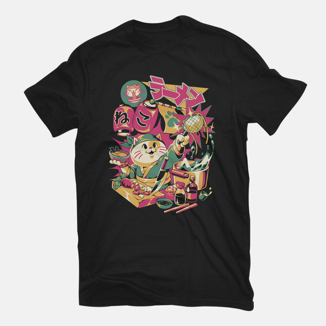 Neko Ramen Cat-Youth-Basic-Tee-ilustrata