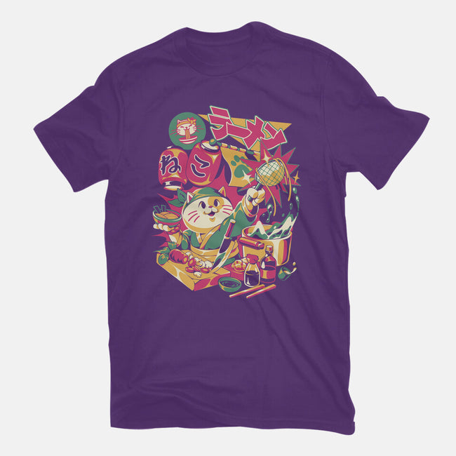 Neko Ramen Cat-Youth-Basic-Tee-ilustrata